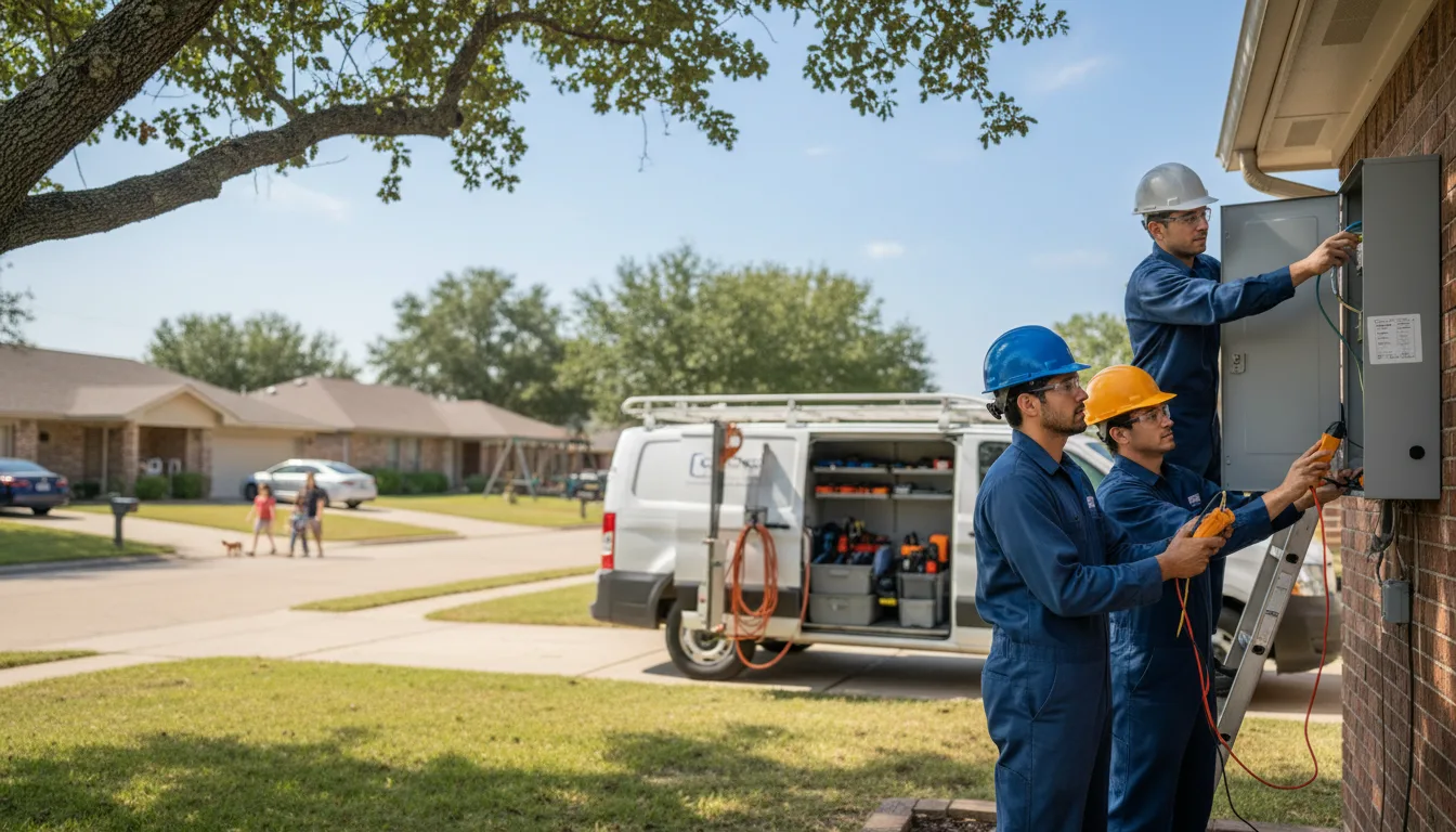 Certified electrician providing emergency electrical services in Faulkner, MD
